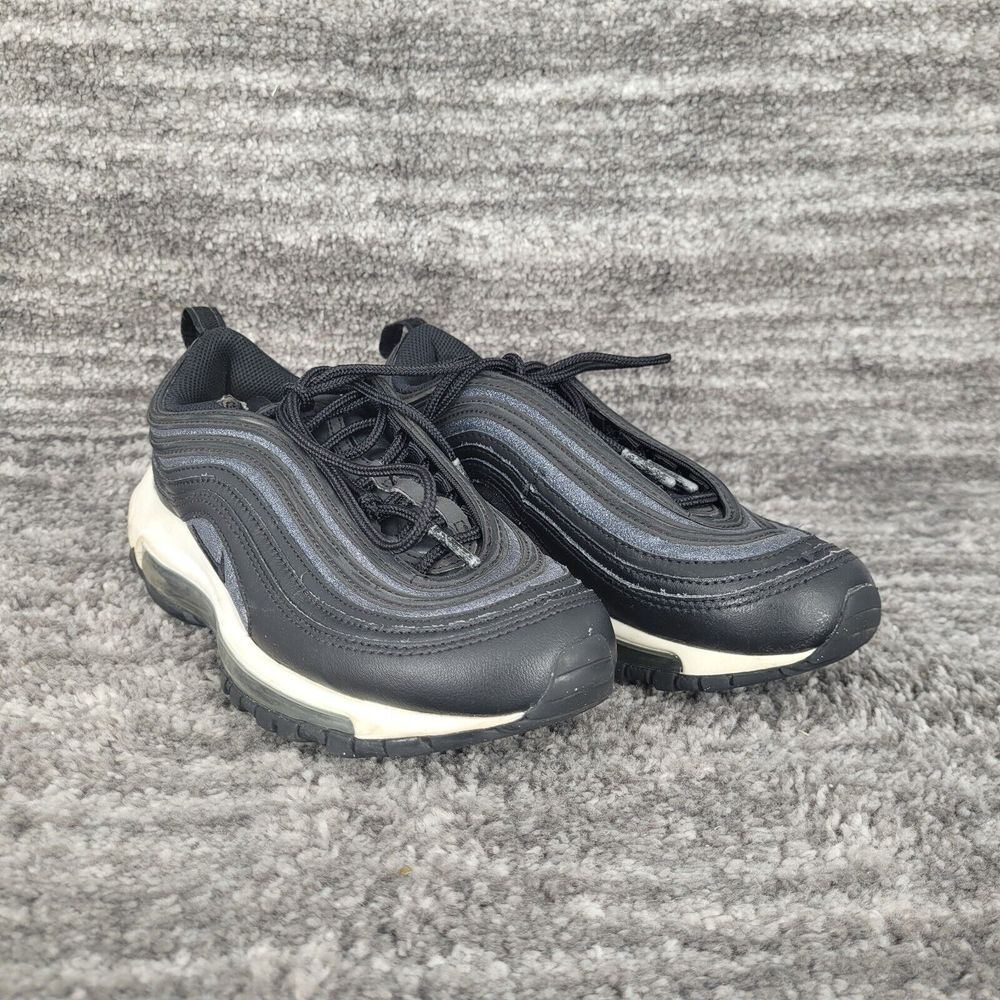 Nike Air Max 97 Glitter Shoes Womens Size 6 Black Running Sneakers AT0071 002